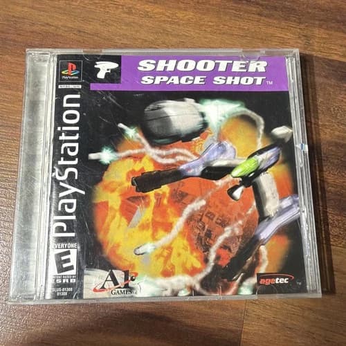 Shooter Space Shot PlayStation 1 2001 Used PS1 Fun Video Game Free USA Shipping