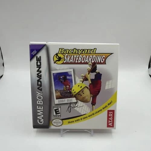 Backyard Skateboarding Nintendo GBA Game Boy Advance Complete In Box