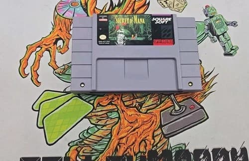 Secret of Mana SNES Super Nintendo Entertainment System, 1993 Tested Authentic