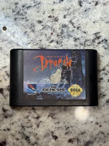 Bram Stoker’s Dracula Sega Genesis Game Only Sony Horror Vampire