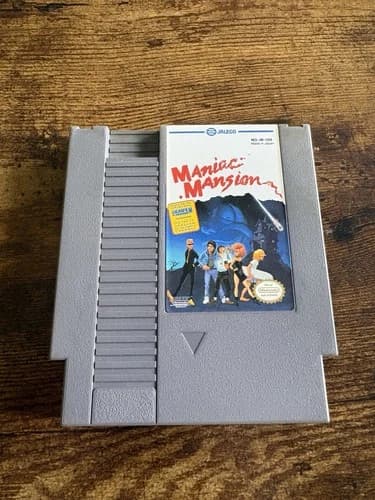 Maniac Mansion (Nintendo NES, 1990) Game cartridge Only Tested
