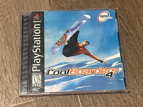 Cool Boarders 4 Playstation 1 PS1 Complete w/Reg Card Good Disc Shape