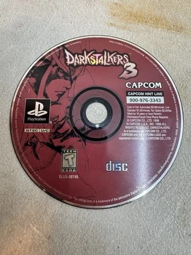Darkstalkers 3 Sony PlayStation 1 PS1 Disc Only