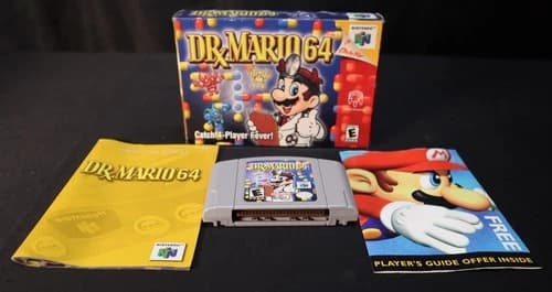 Dr Mario 64 Nintendo 64 2001 Complete CIB Tested