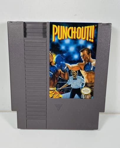PUNCHOUT -- NES Nintendo Original Classic Authentic PUNCH-OUT!! Game TESTED