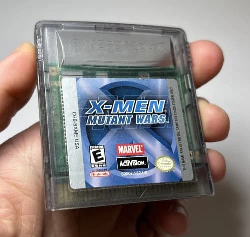 X-Men Mutant Wars (Game Boy Color, 1998) Authentic Tested Rare Free Shipping