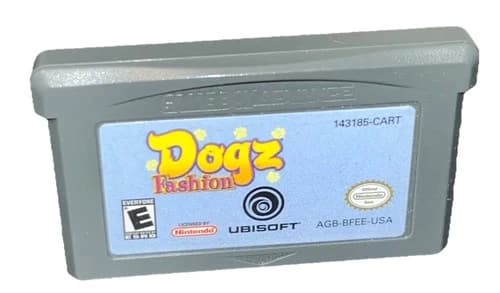 GBA Dogz Fashion Nintendo Gameboy Advance Tested, Cartridge Only