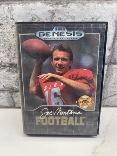 Joe Montana Football (Sega Genesis, 1991) Complete Tested