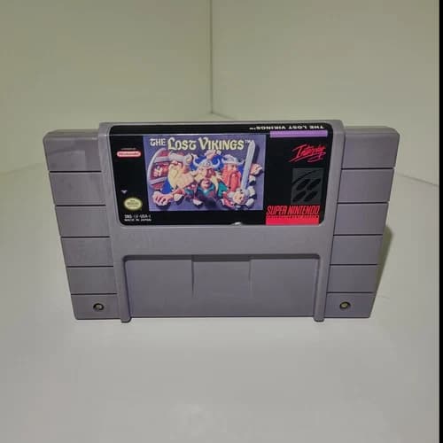 The Lost Vikings by Interplay SNES (Super Nintendo) 1992 Tested