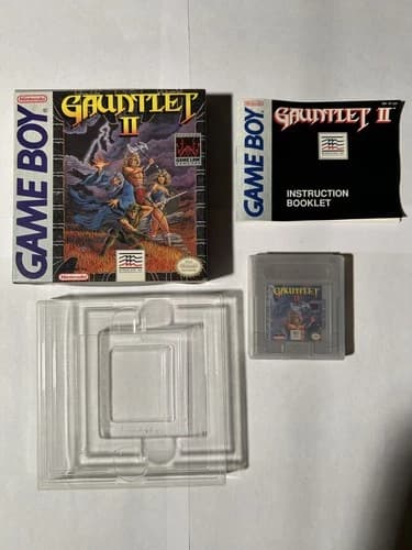 Gauntlet II 2 (Game Boy, 1991) CIB • Alt Mindscape Logo • Tested