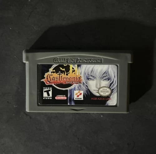 Castlevania: Aria of Sorrow Nintendo Game Boy Advance 2003 Tested