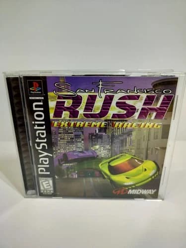 San Francisco Rush Extreme Racing (Sony PlayStation 1, 1998) PS1 CIB tested