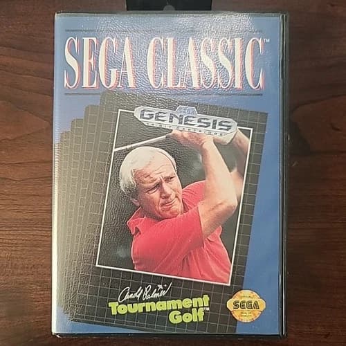 Sega Classic Arnold Palmer Tournament Golf Sega Genesis 1992 CIB Complete Tested