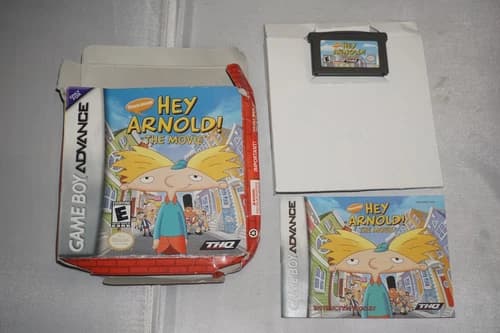 Hey Arnold the Movie (Nintendo Gameboy Advance Game Boy GBA) Complete CIB