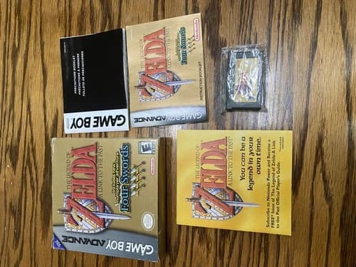 Legend of Zelda: A Link to the Past (Nintendo Game Boy Advance) CIB W/ 4 Swords