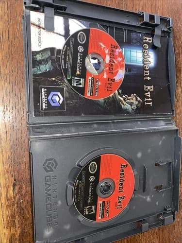 Resident Evil (GameCube, 2002) Used No No Cover Art Tested Minty Discs