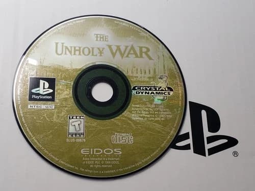 --DISC ONLY-- The Unholy War (PlayStation 1, PS1)