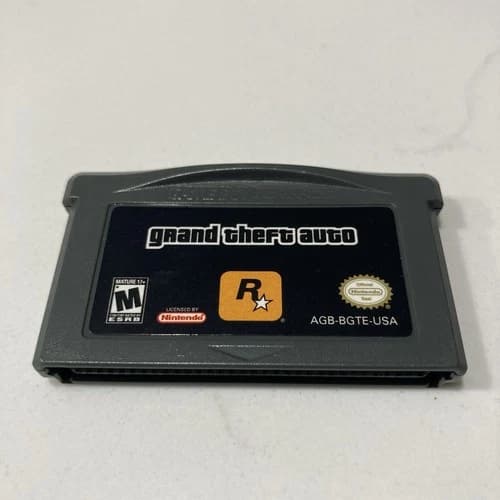 Grand Theft Auto Game Boy Advance GBA Authentic Cartridge Only Tested