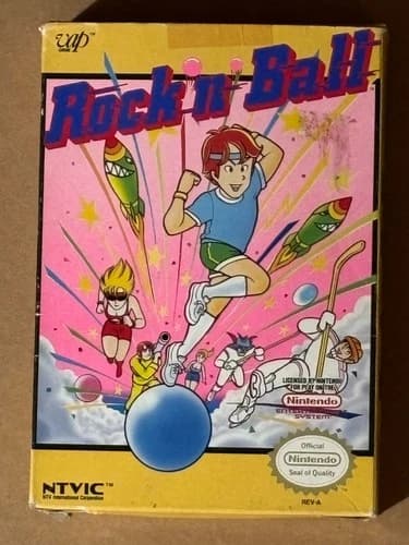 Nintendo NES Rock N Ball Complete CIB