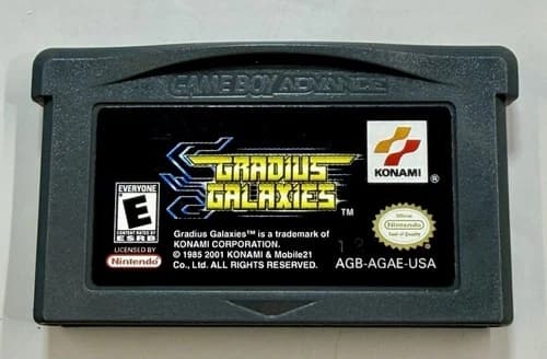 Gradius Galaxies (Nintendo Game Boy Advance, 2001) Authentic - Game Only - Works
