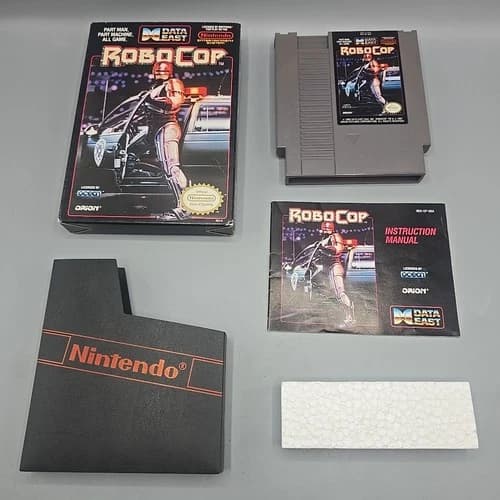 Robocop (Nintendo Entertainment System NES 1989) Complete With Manual CIB