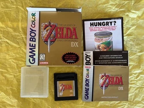The Legend of Zelda: Link's Awakening DX (Game Boy Color GBC) Complete CIB Works