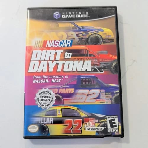 NASCAR Dirt to Daytona Nintendo Gamecube - Tested & Working