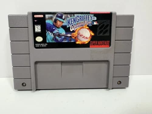 Ken Griffey Jr's Winning Run (Nintendo SNES, 1996) Game Cartridge Only
