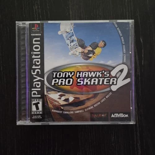 Playstation 1 Tony Hawk's Pro Skater 2 PS1 CIB With Registration Card, Tested