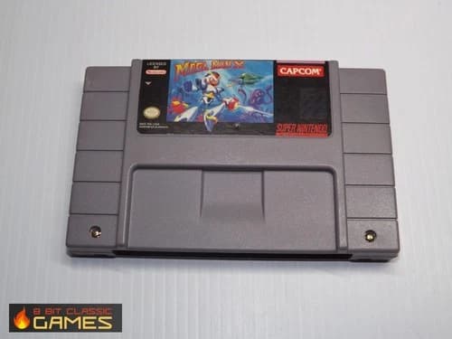 AUTHENTIC! Mega Man X - GAME ONLY - SUPER NINTENDO SNES - 527a