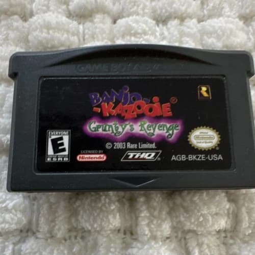 THQ Banjo-Kazooie: Grunty's Revenge Nintendo Game Boy Advance Cartridge NTSC-U/C