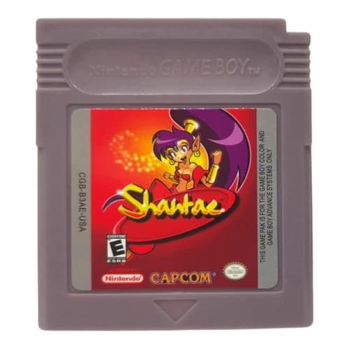 Shantae (Nintendo Game Boy Color, 2021) GBC