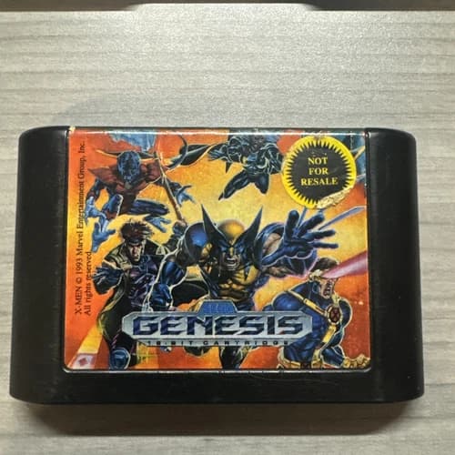 X-Men Not For Resale (Sega Genesis, 1993) Cartridge Only Tested