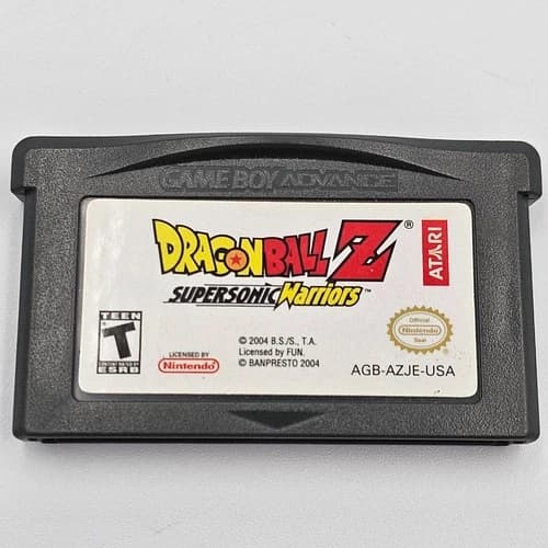 Dragon Ball Z Supersonic Warriors (Nintendo Game Boy Advance, 2004) TESTED
