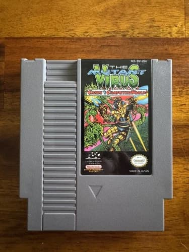 The Mutant Virus Nintendo NES Cleaned/Tested