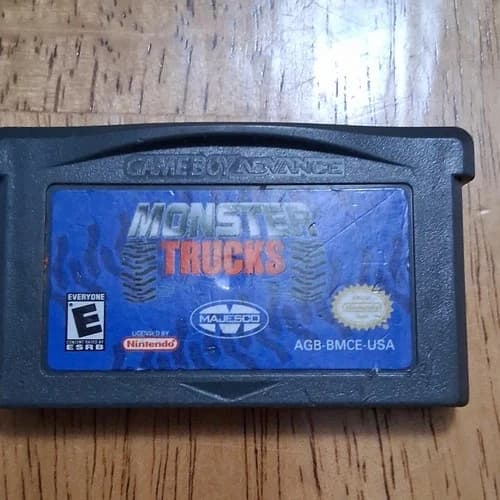 Monster Trucks Nintendo Game Boy Advance Majesco NTSC E 2006