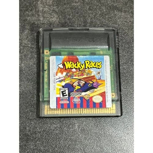 Wacky Races Nintendo Game Boy Color GBC Cartridge Authentic Retro Game