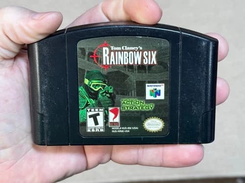 Tom Clancy's Rainbow Six (Nintendo 64, N64) Game - Authentic - Tested