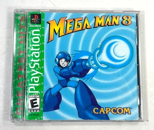 Mega Man 8 (Sony PlayStation 1, 2002) PS1 CIB