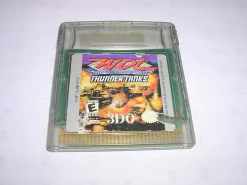 WDL Thunder Tanks (Nintendo Game Boy Color GBC) Original Game