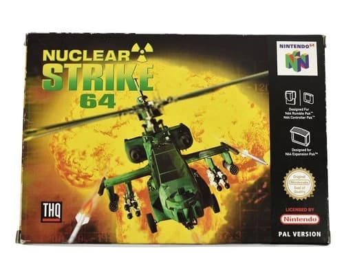 Nuclear Strike 64 - Nintendo 64 N64 Boxed Video Game Complete