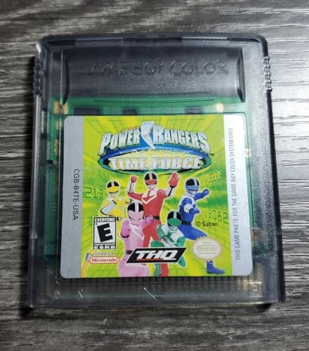 Power Rangers Time Force (Nintendo Game Boy Color, 2001) Authentic TESTED