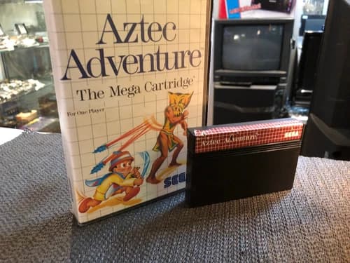 AZTEC ADVENTURE THE MEGA CARTRIDGE (SEGA MASTER SYSTEM GAME) (140496 K)