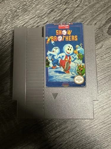 Snow Brothers Bros. NES Nintendo game cart NTSC