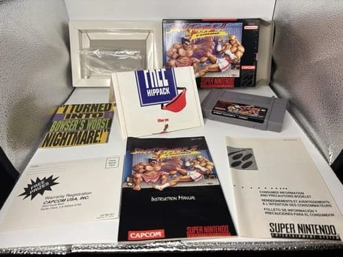 Street Fighter II Turbo Super Nintendo SNES CIB Complete w/ Inserts