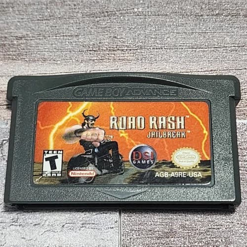 Road Rash Jailbreak (Game Boy Advance GBA 2003) Authentic Tested Game