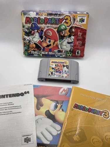 Mario Party 3 - Nintendo 64 (N64), Complete, Very Good CiB