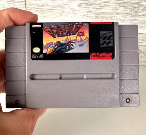 F-Zero (Super Nintendo, 1991) Tested and Working - Authentic