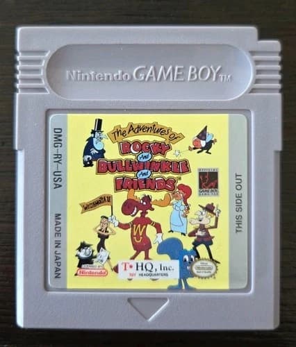 The Adventures of Rocky and Bullwinkle and Friends (Nintendo Game Boy, 1992) GB