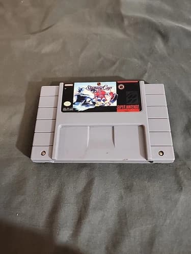 NHL Stanley Cup - Super Nintendo SNES Game Cartridge - Authentic/ Tested